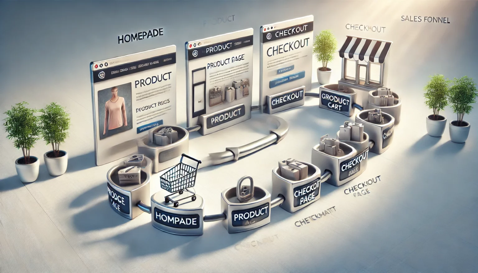 Optimisation tunnel de vente pour un parcours client fluide Tunnel de vente